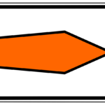 Verkehrszeichen orangener Pfeil - was bedeutet es?