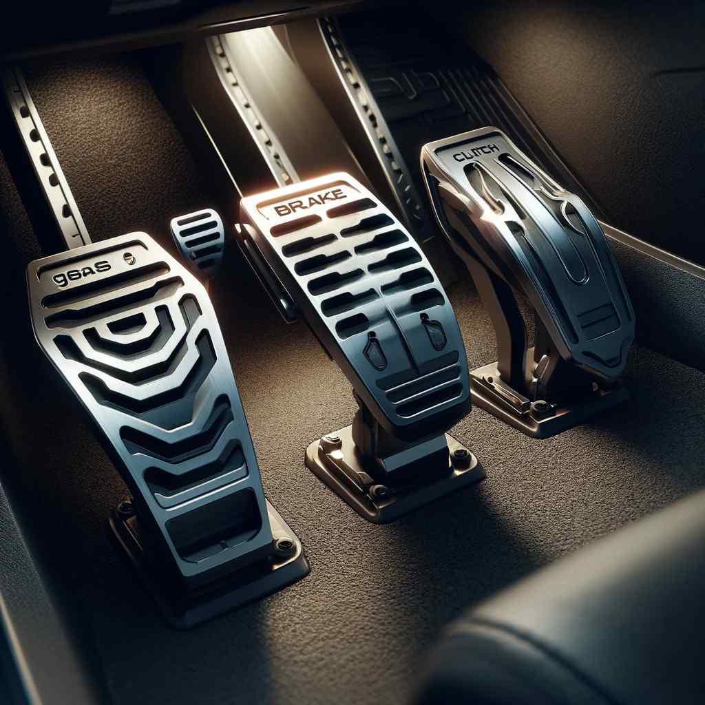 Auto Pedale Gas, Bremse, Kupplung was ist was?